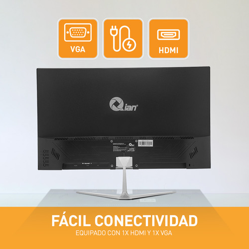 Qian Qm2382f Monitor Led 23.8 Full Hd Negro Vesa
