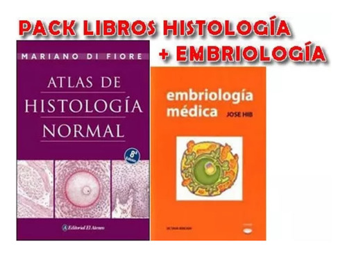 Pack Di Fiore Histologia Normal Y Hib Embriologia Nuevos