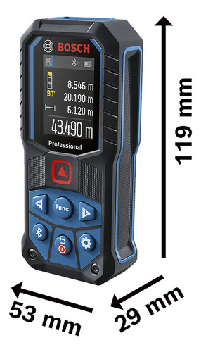 Medidor Láser Bosch Glm 50-27 C, 50 Metros, Con Bluetooth