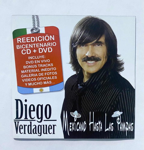 Diego Verdaguer Cd + Dvd Mexicano Hasta Las Pampas