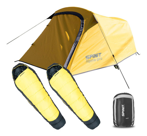 Combo Carpa Alpine Pro + 2 Bolsas Dormir Camping