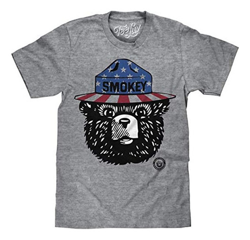 Camiseta Tee Luv Smokey Bear - Camiseta Patriotica Smokey B