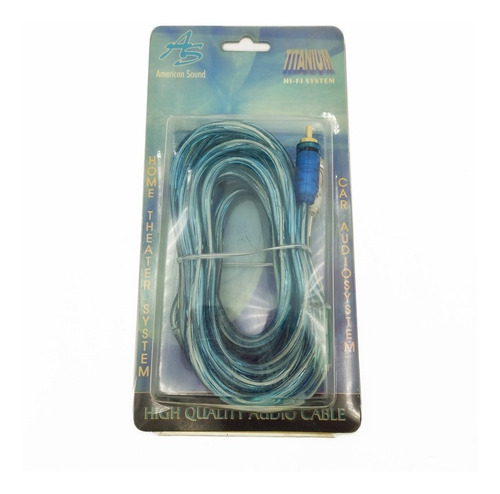 Cable Transparente Para Audio 2.70m American Sound Asc-209