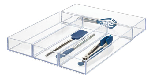 Idesign Clarity Organizador De Cajones De Plstico, Contenedo