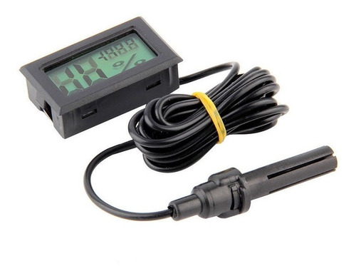 Mini Lcd Digital Temp Sonda Medidor Humedad Gallina Codorniz