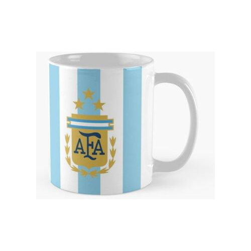 Taza Logotipo De La Selección Argentina De Fútbol Calidad Pr