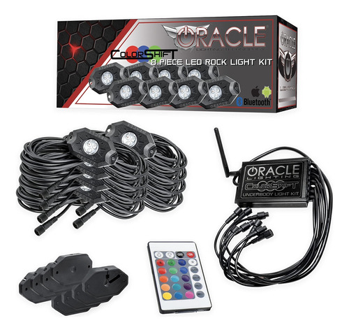 Oracle Colores De Iluminación Led Underbody Rock Light Kit 