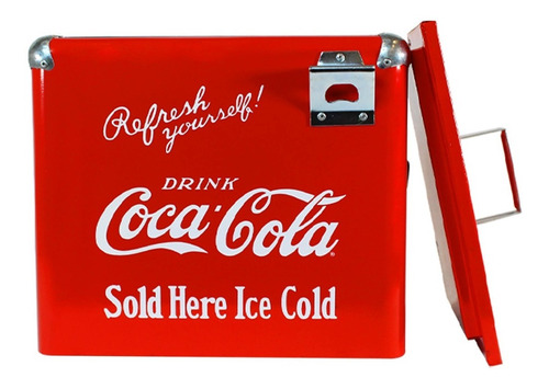 Imagen 6 de 8 de Hielera Metálica Coca-cola Dace Hccoke2002r