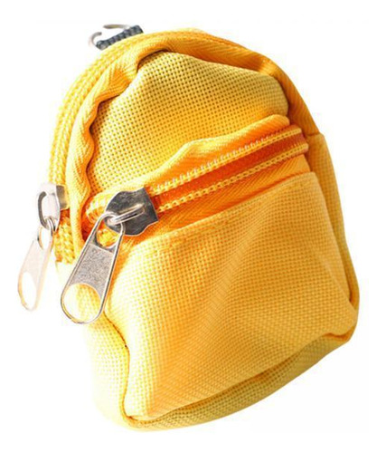 2 Mini Bolso De Muñeca Mochila Con Cremallera Decoración