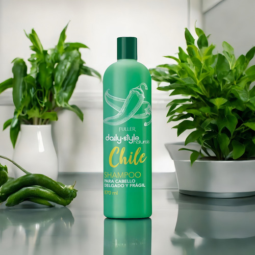Shampoo Stanhome Daily Style Naturals Shampoo Para Cabello Delgado y Frágil Chile en botella de 870mL por 1 unidad