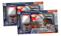 Comprar Juguete De Arma Lanza Dardos Con Latas En Color Plomo