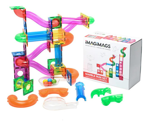 Imagimags Azulejos De Construccion Magneticos, Juego De 98 P