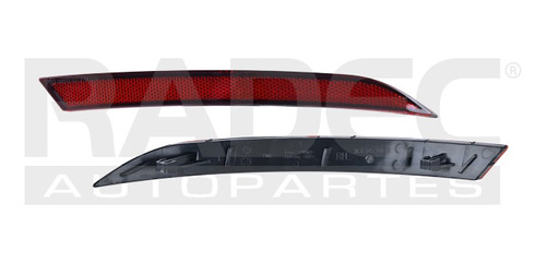 Cuarto Reflejante Volkswagen Passat Cc 2011 2012 Tras Der