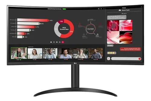 Monitor LG 34 Ultrawide Wqhd Curvo 100hz Usb-c Hdr 10