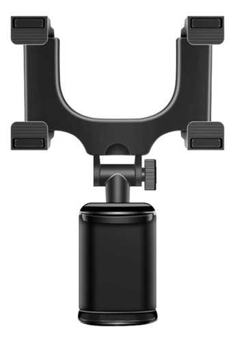 Porta Celular Soporte Auto Espejo Retrovisor Rejilla 360 Color Negro