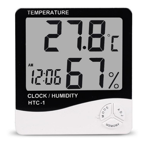 Termometro Higrometro Ambiental Lcd Digital Temperatura