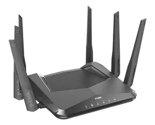 Router D-link Dir-x5460 Doble Banda Wi-fi 6 4 Ports Gigabit Color Gris