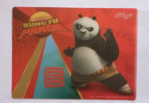 Mantel Kung Fu Panda Rectangular Plástico 23x17 Cm (pack 10)