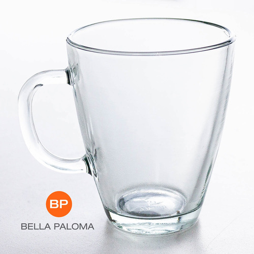 Taza Jarro Mug De Vidrio Durax Taza Armonia 350cc