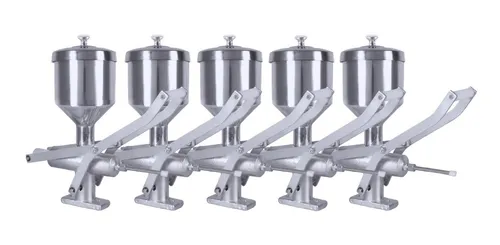 comprar Kit Com 5 Recheadores Recheador Pão De Queijo Alumínio 500ml
