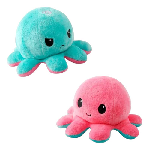 Pulpo Pulpito Peluche Reversible Muñeco De Felpa 