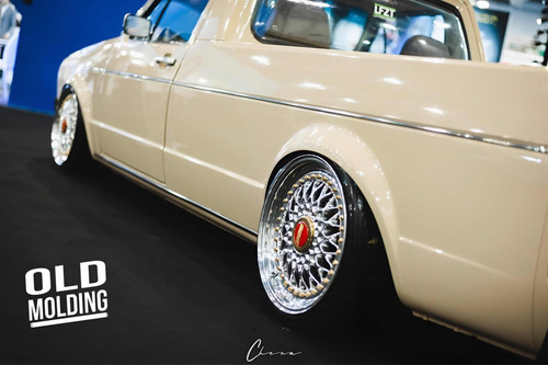 Kit De Molduras Cromo Vw Caddy Mk1 Pick Up Accesorio Inox (Usado)