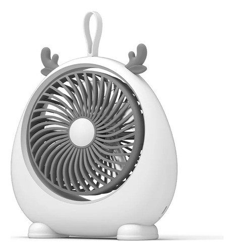 Ventilador De Escritorio Mesa Recargable Compacto Resistente