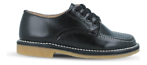 Zapato Escolar Elefante Negro De Piel Talla (17.5 - 21.0)