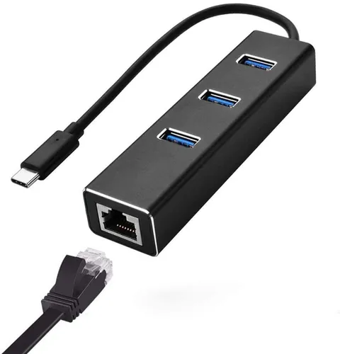 comprar Adaptador Mmobiel Usb Tipo C A Ethernet Gigabit Rj45 Dongl..