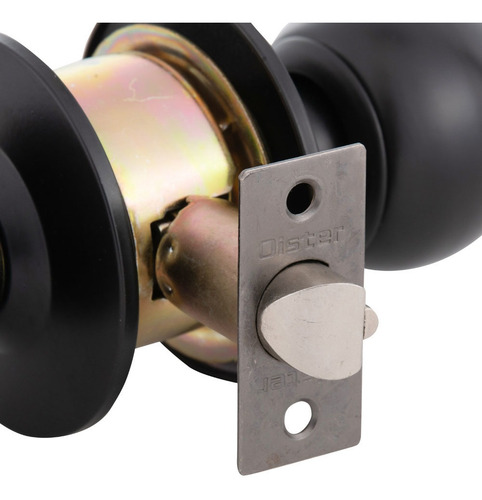 Cerradura Cilindrica Oister 101 Baño Negro Bt