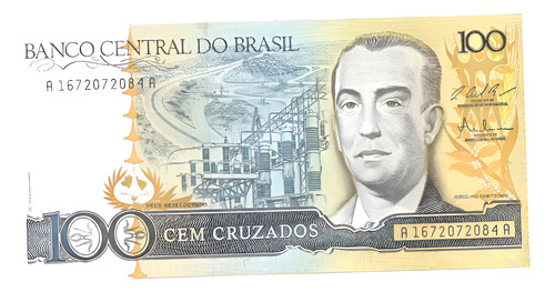 Cédula 100 Cruzados 1987