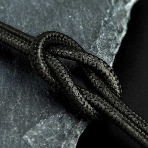 Cable 3 Metros Lighting Carga Rapida Reforzado Baseus Color Negro Dorado