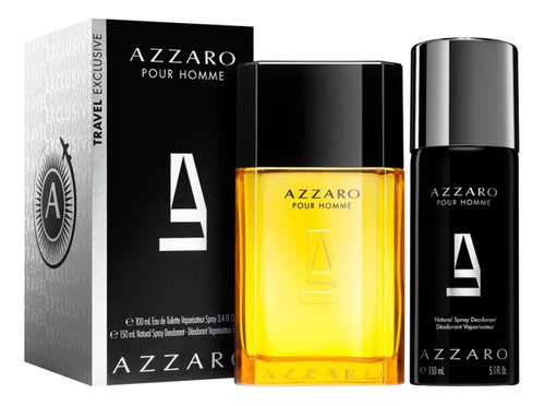 Estuche Azzaro Perfume 100ml + Desodorante 150ml Caballero