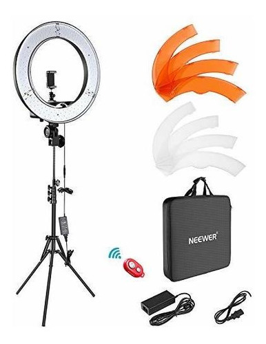 Neewer Kit De Luz De Anillo: 18  / 48cm Exterior 55w 5500k L