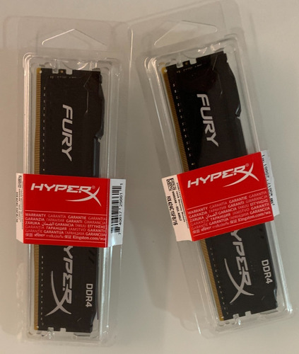 Imagem 1 de 2 de Memória Ram Fury 16gb 2x16gb Hyperx Hx424c15fb/16