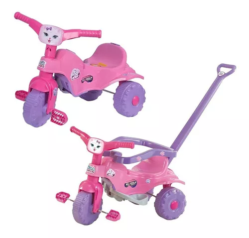 Triciclo Tico Tico Pets Rosa Motoca Infantil Magic Toys 2811 - Babu  Brinquedos