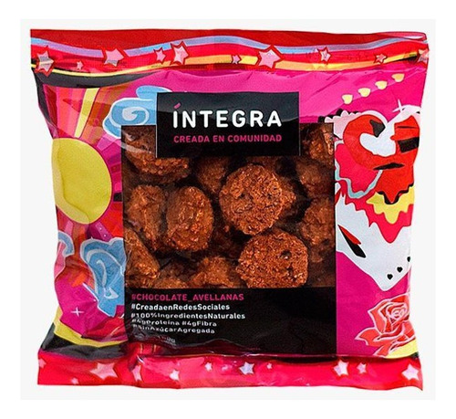 Cookies Integra Chocolate Y Avellanas 120g Por 5 Unidades