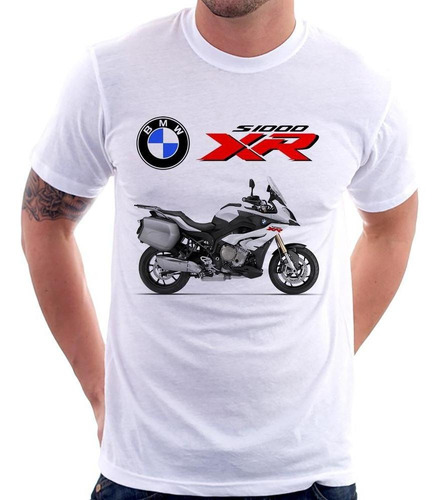 Camiseta Moto Bmw S 1000 Xr Branca