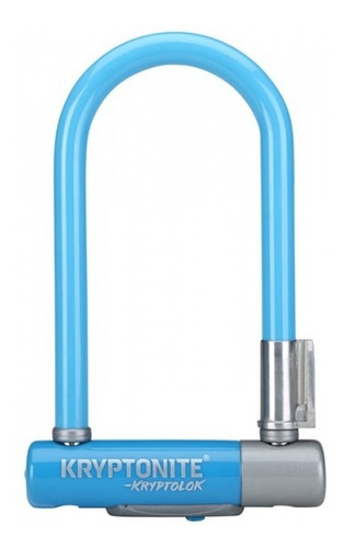 Candado Kryptonite New U Kryptolok Mini-7 Celeste