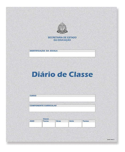 Diario De Classe Bimestral Estado Sao Paulo 8fl Pct.c/10