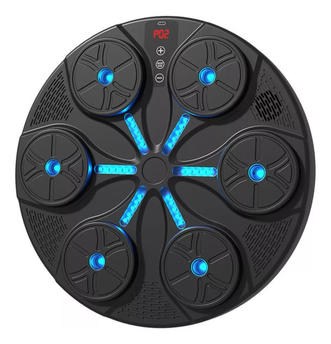 Máquina De Boxe De Música Eletrônico Parede Alvo Preto