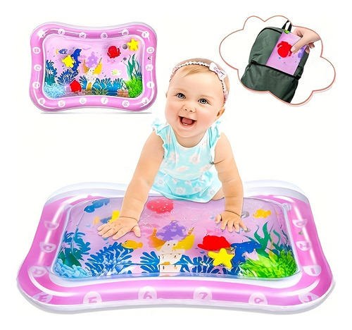 Colchoneta Inflable Para La Hora De La Barriga, Tapete Acuát