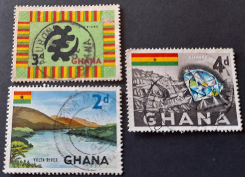 Sello Postal - Ghana - Miradas De Ghana 1959 (3)