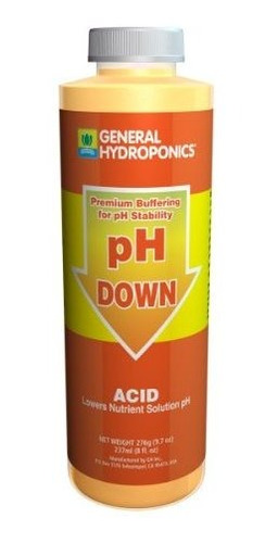 Fertilizante - General Hydroponics Ph Down, 8 Oz