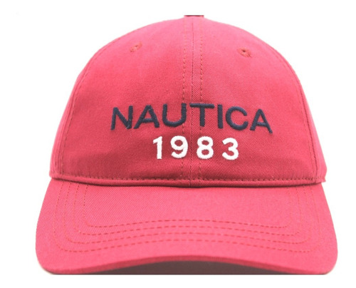 Gorra Para Hombre Nautica 1983 Color Tinto Original