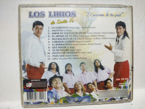 Cd Los Lirios De Santa Fe El Aroma De Tu Piel