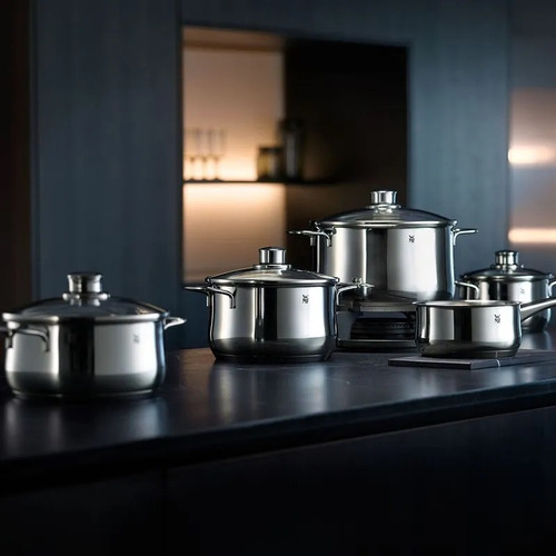 Jogo De Panelas Aço Inox 5 Pçs Vitality Zwilling