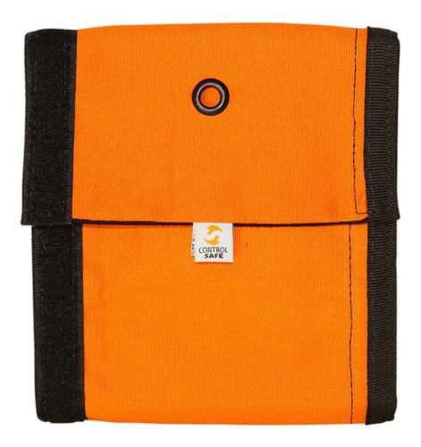 Protetor De Corda 60cm Lona Preto/laranja - Controlsafe