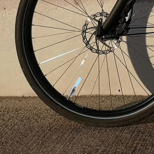 6 Luces Led De Siete Colores Para Ruedas De Bicicleta, Neumá