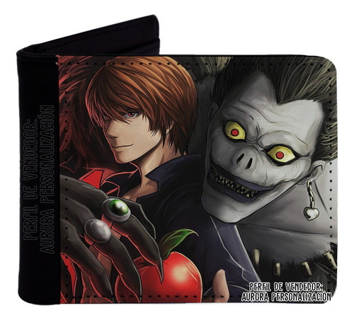 Billetera Cartera Cuero Sintético Death Note Anime Serie 02